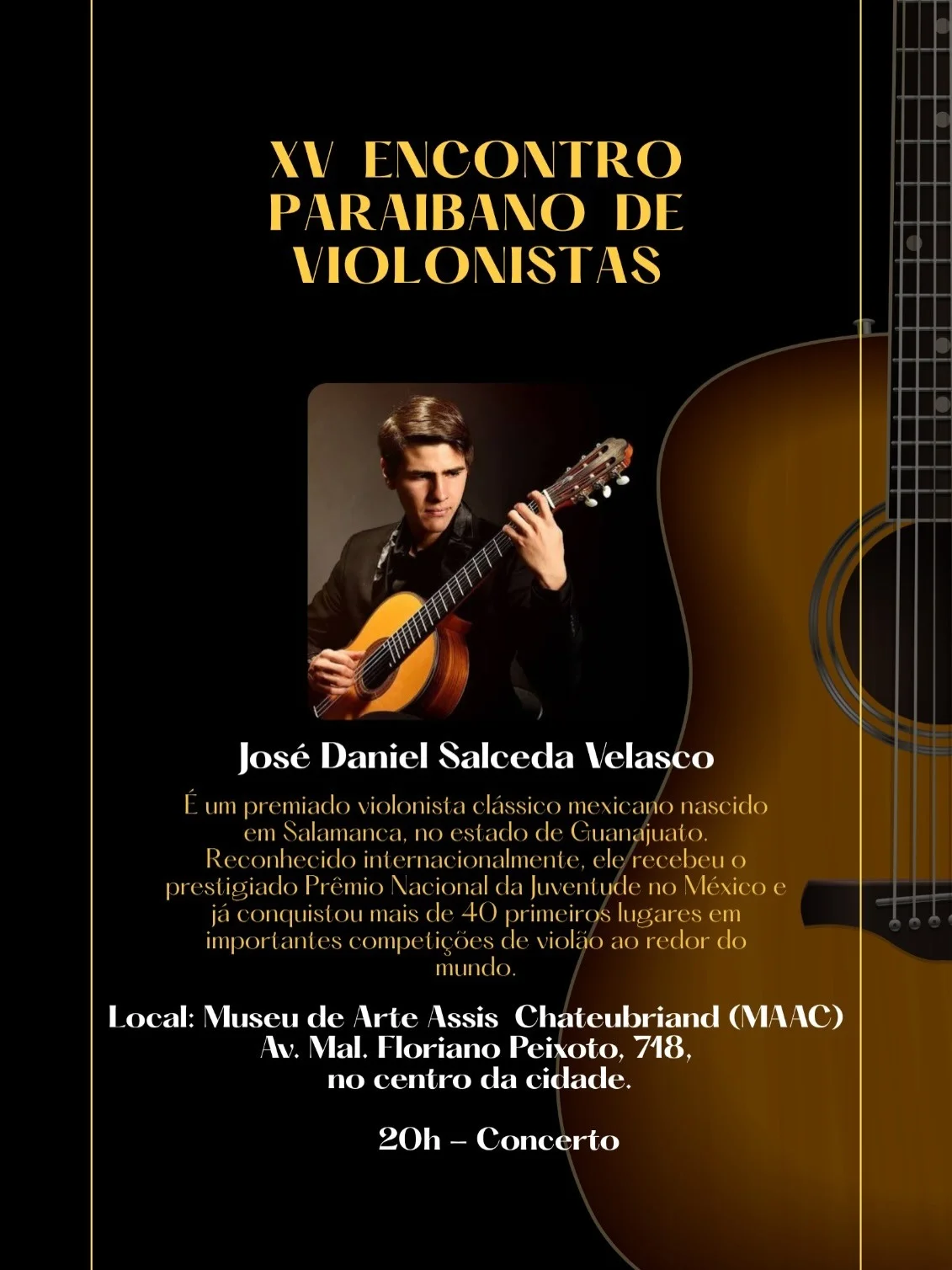 José Daniel Salceda Velasco - XV Encontro Paraibano de Violonistas