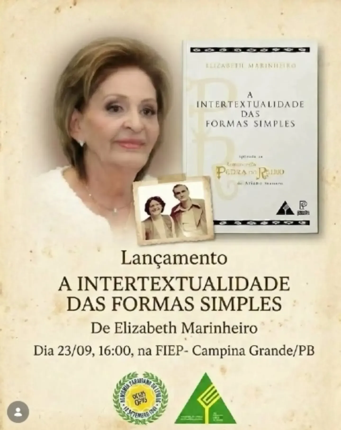 Lançamento do Livro - A Intertextualidade das Formas Simples