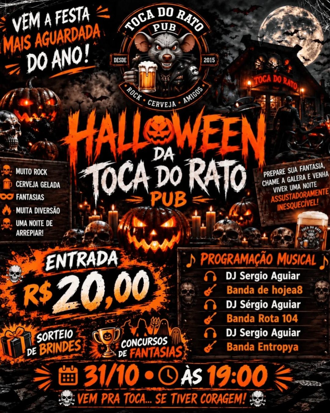 Halloween da Toca do Rato