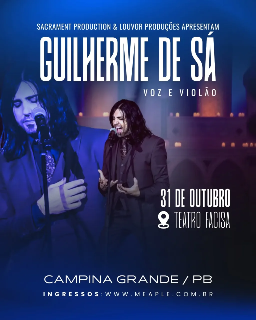 GUILHERME DE SÁ — VOZ E VIOLÃO EM CAMPINA GRANDE!