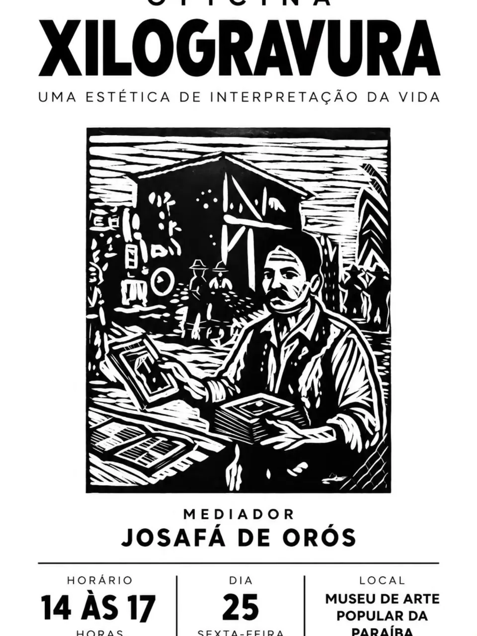 Oficina de Xilogravura no MAPP