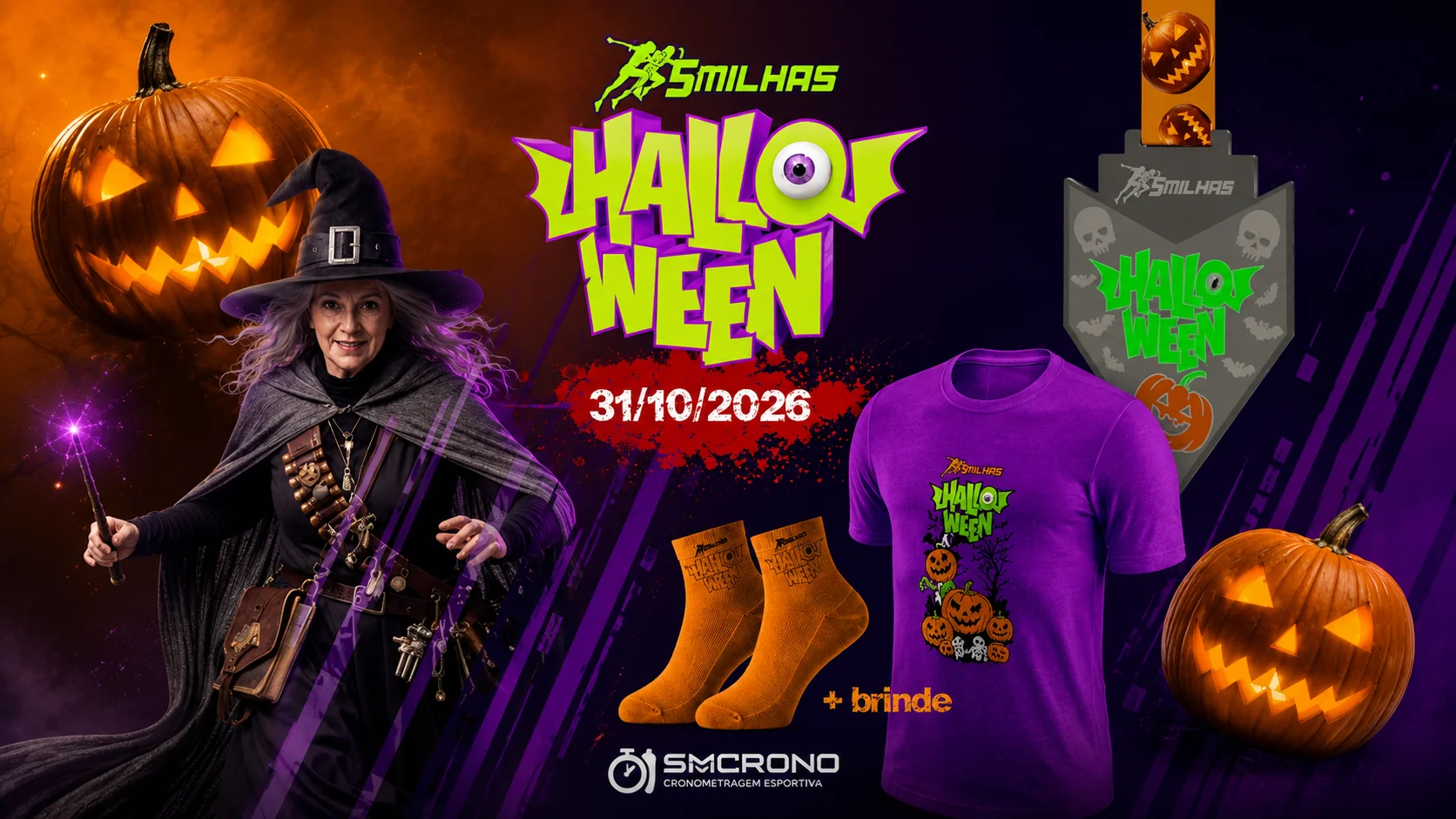 5 MILHAS HALLOWEEN 2026