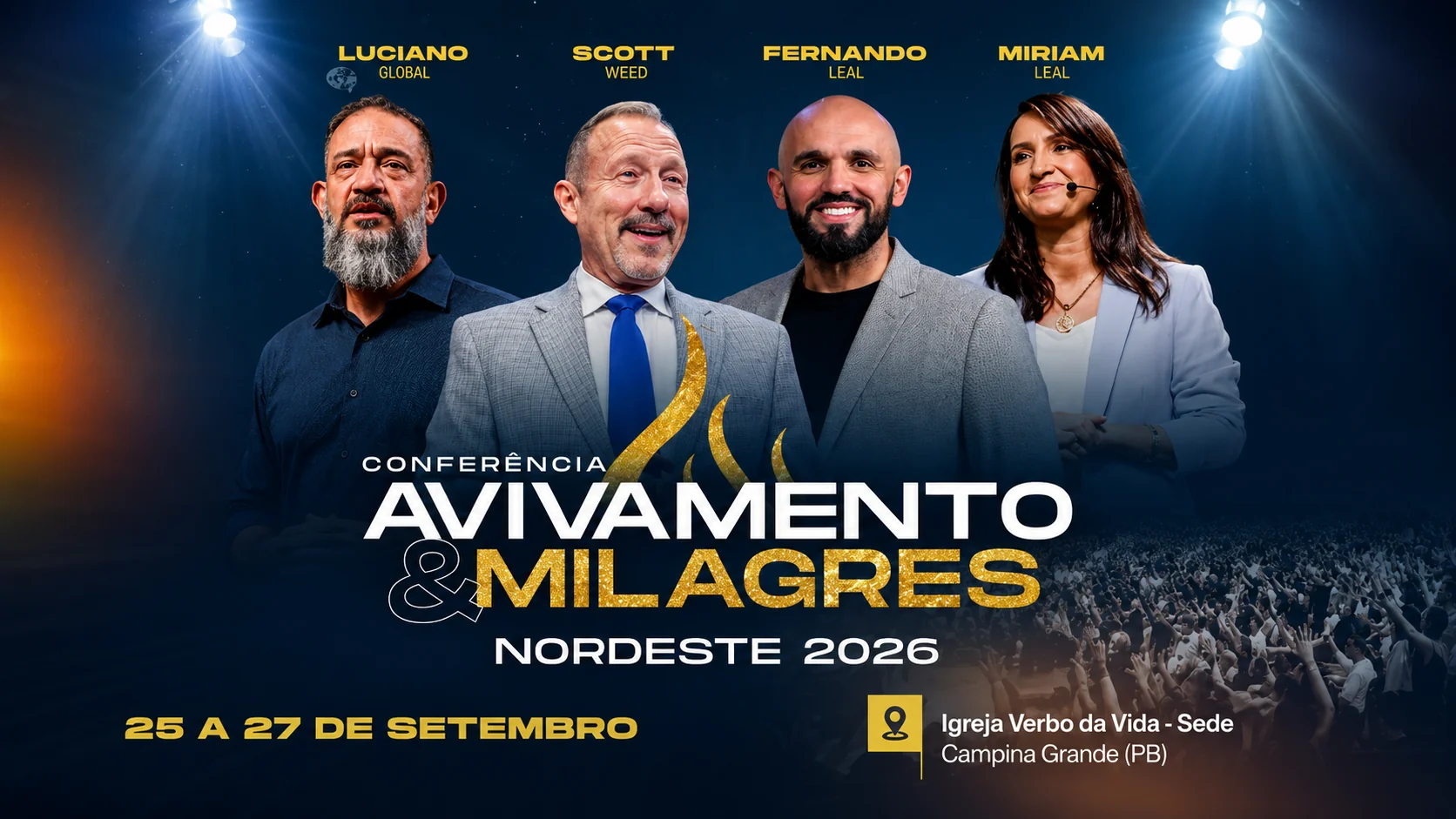 Conferência Avivamento e Milagres - Campina Grande 2026